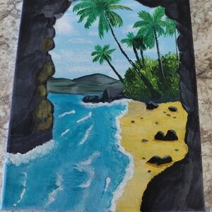 Tropical Beach Canvas Art